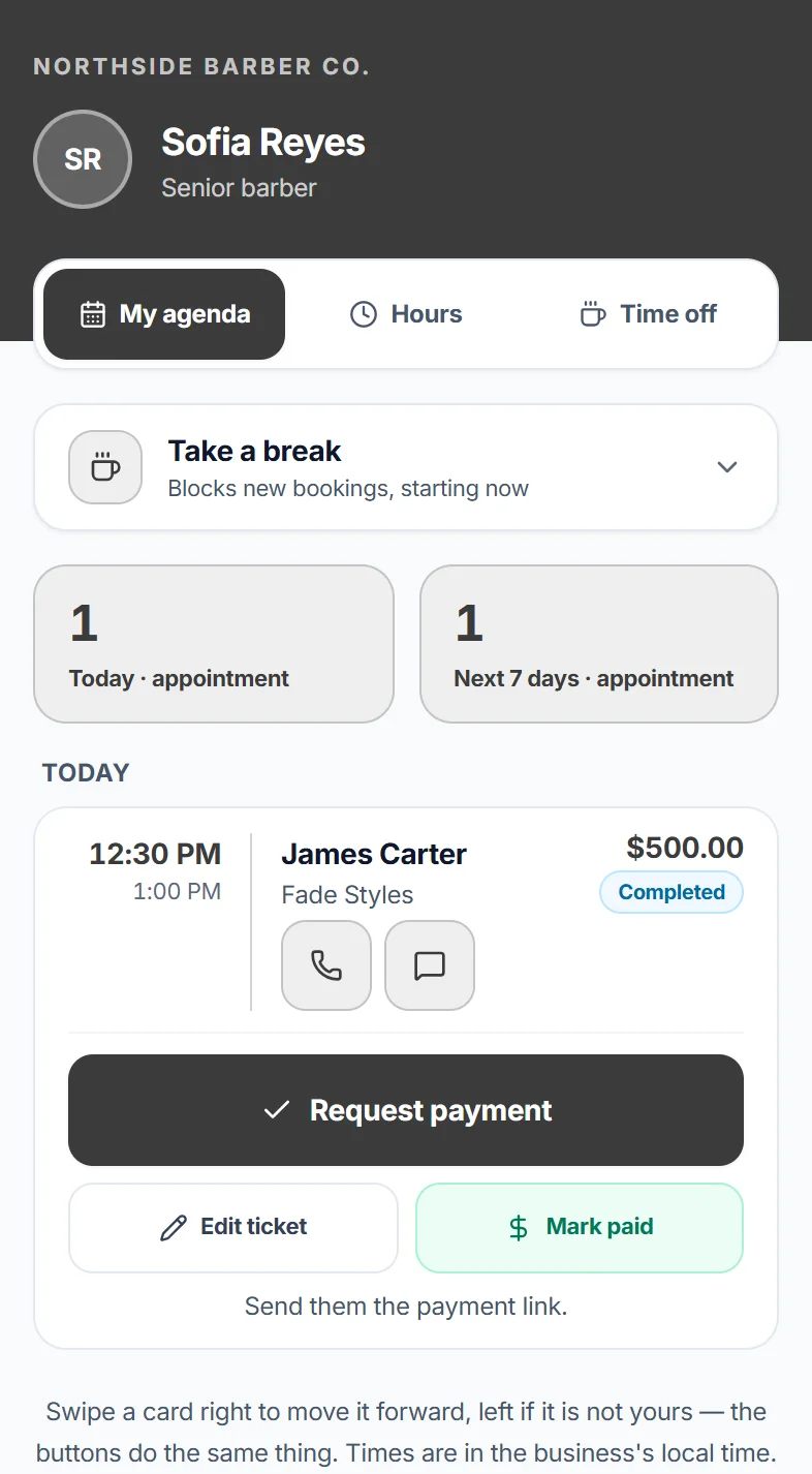 The employee portal
